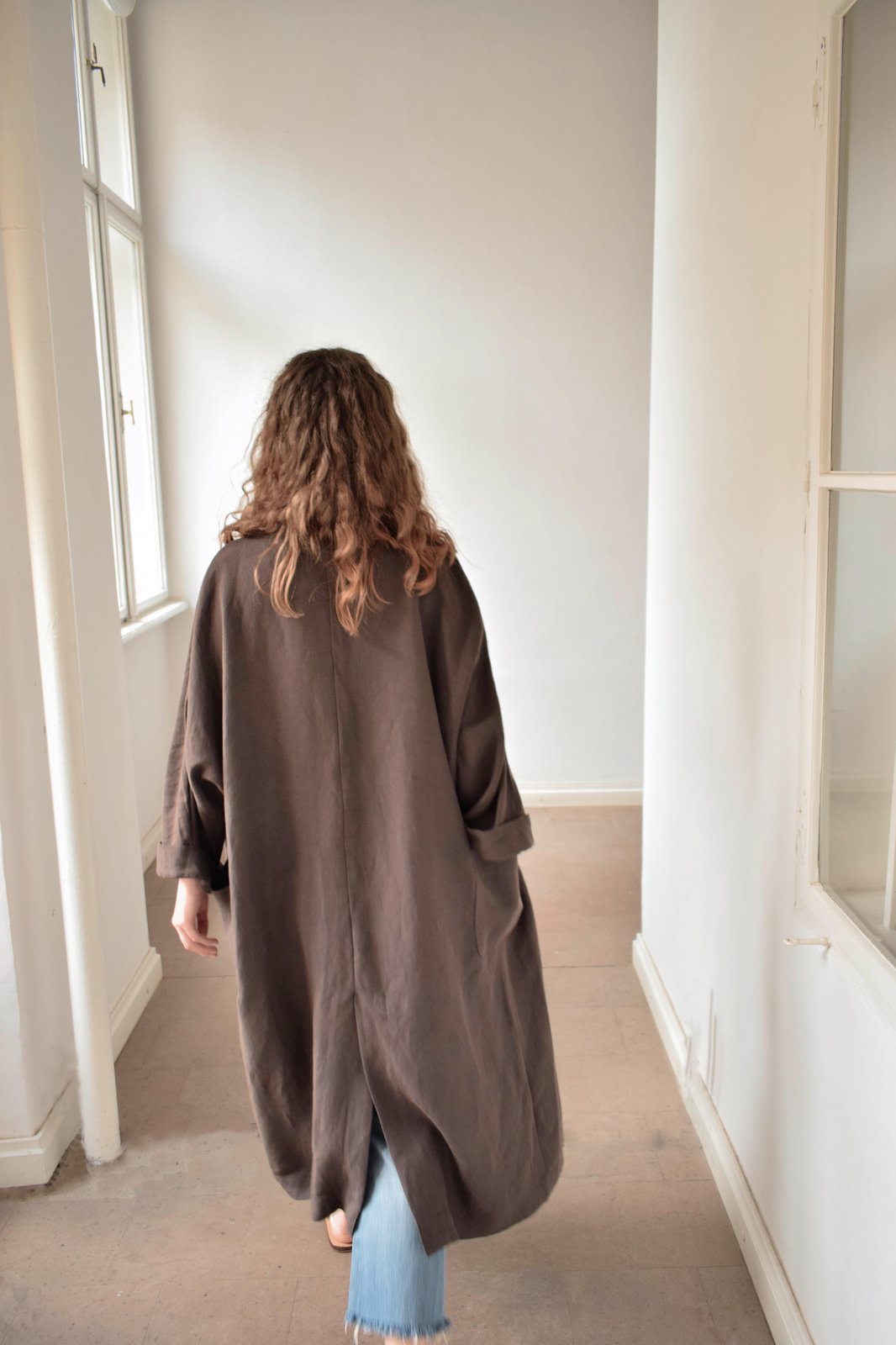 URSULA Linen Duster Coat